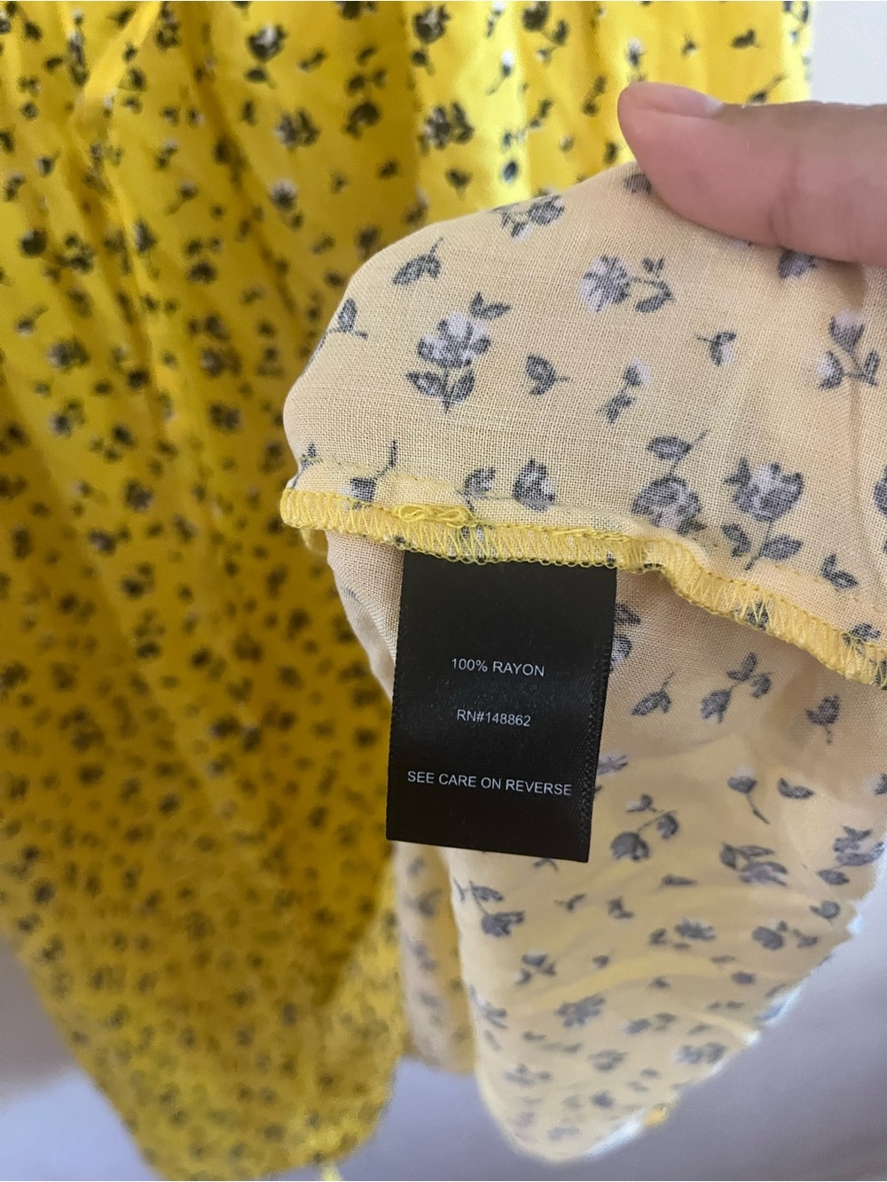 Torrid Yellow Floral Mini Dress 2X Ruffle Sundress Vacation Romantic - Picture 5 of 8